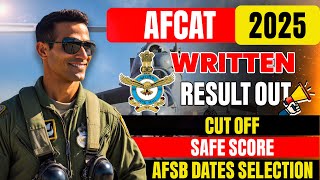 AFCAT 1 2025 Result OUT! | Indian Air Force Selection Process Begins! | Check Now