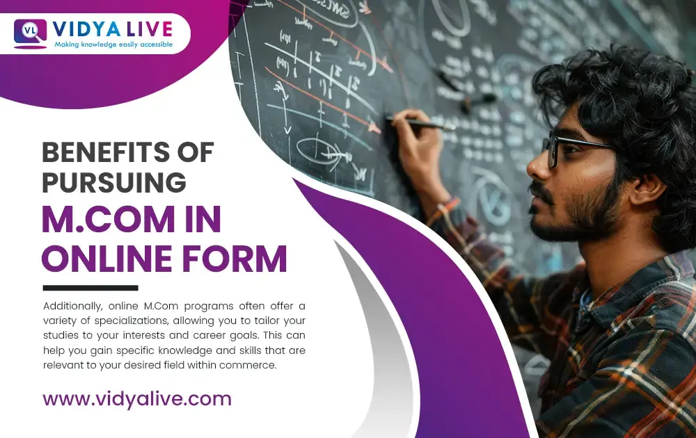 BENEFITS OF PURSUING M.COM IN ONLINE FORM