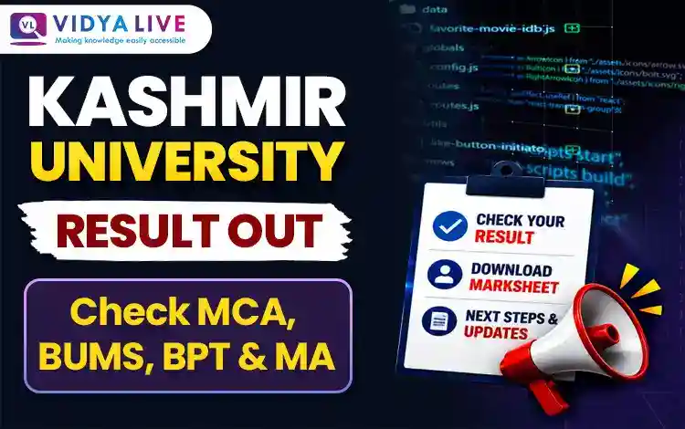 Kashmir University Result 2026 Out – Check MCA, BUMS, BPT & MA