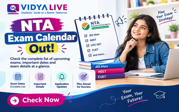 NTA Exam Calendar 2026-27 Out: Check JEE, NEET, CUET & Other Exam Dates